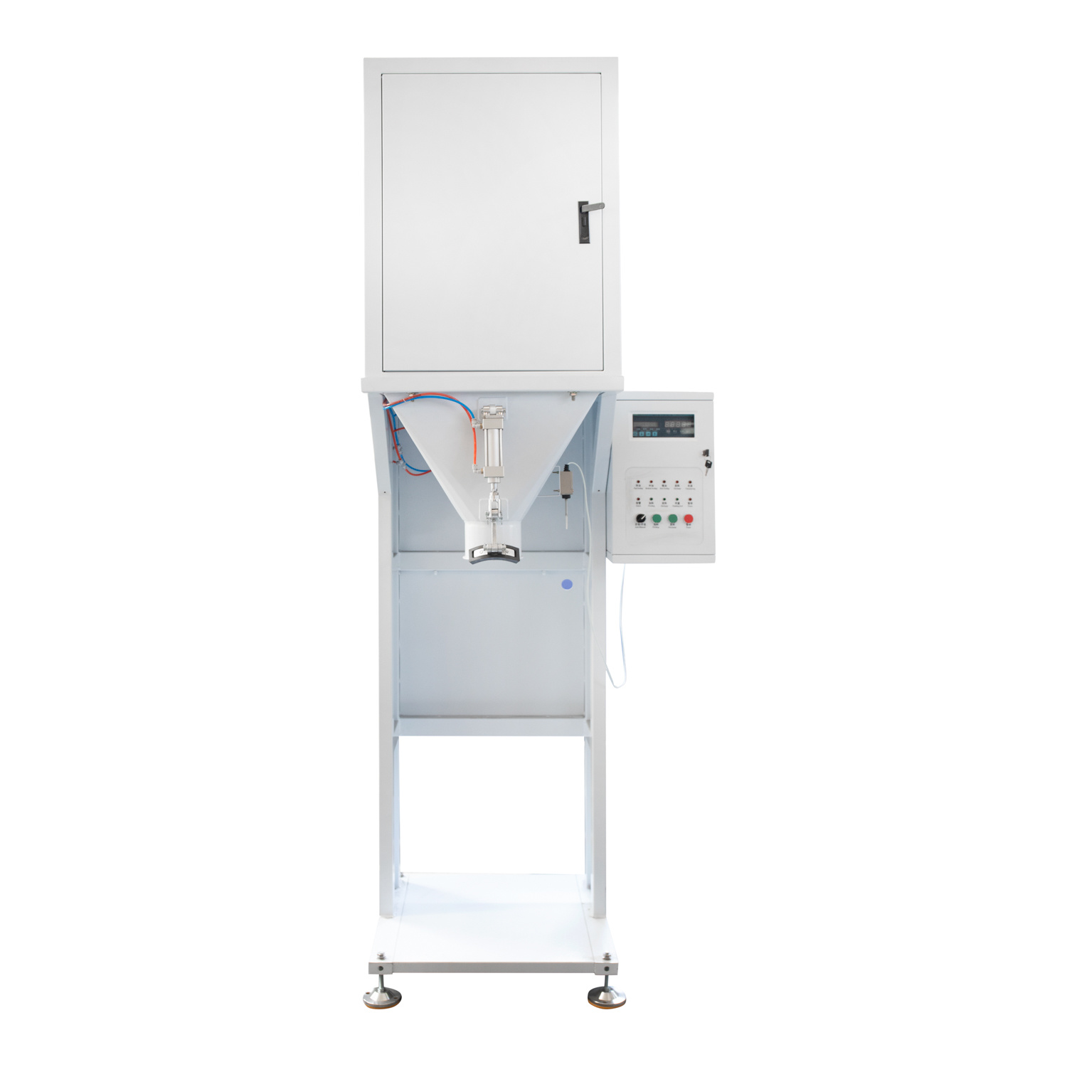 Полуавтоматска машина за пакување со мерење на производи од гранули