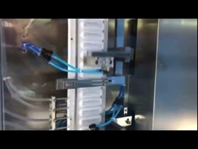 автоматска машина за полнење и запечатување на алуминиумски ампули за парфем, орална течност и песто