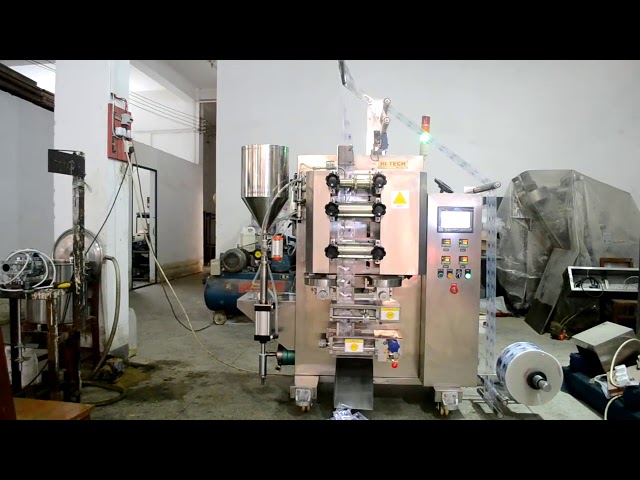 Автоматска софа тенџере вертикална форма пополнете печат пакување машина