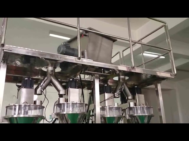 Стабилна машина за пакување на пакувања за млеко во прав